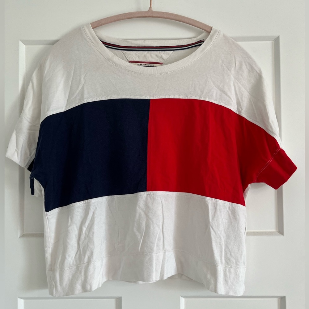 Tommy Hilfiger Cropped Shirt in M